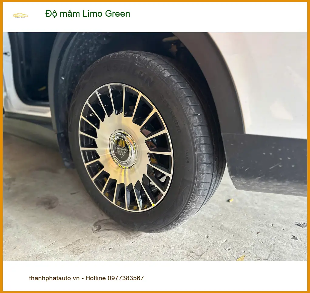 Anh Tấn độ mâm Limo Green cho Hyundai Accent tại Hóc Môn đón Tết