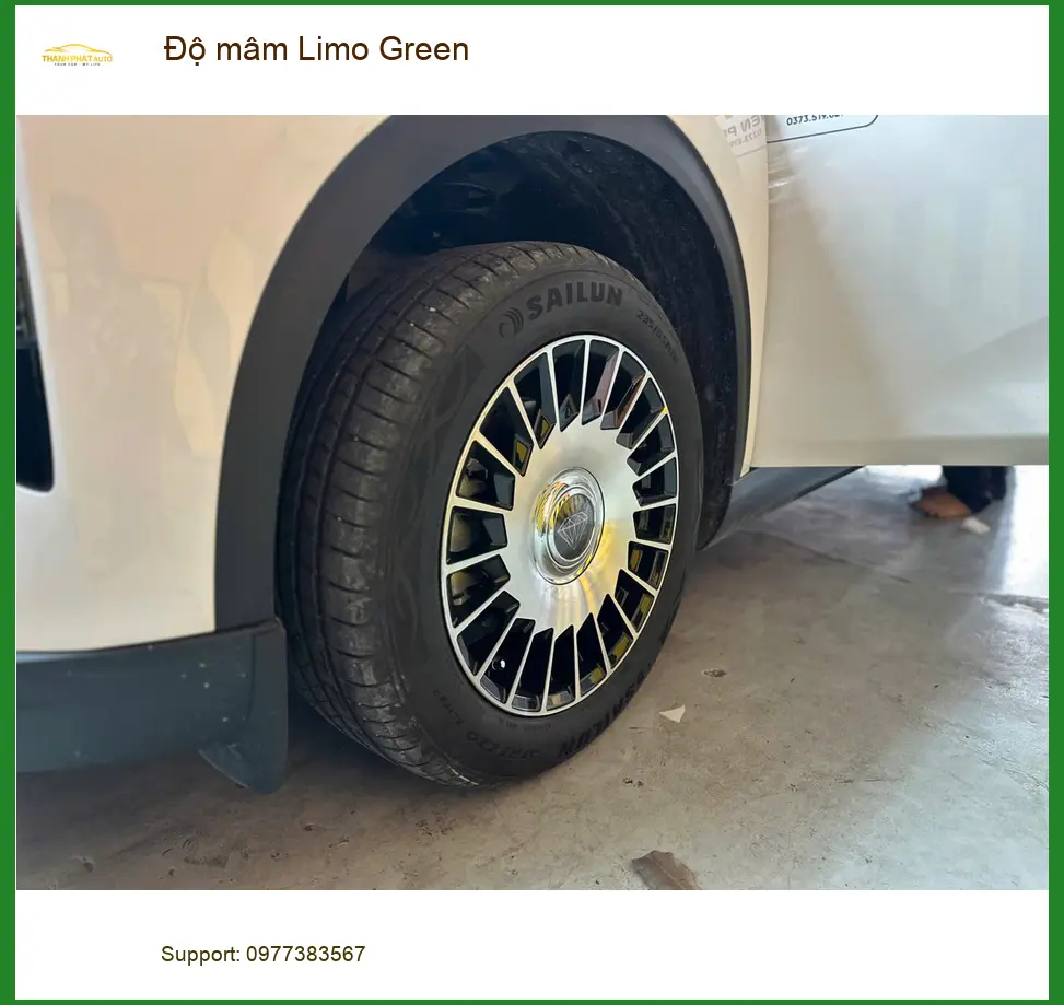 Anh Kiên độ mâm Limo Green cho Honda CR-V tại Quận 9 để xe sang hơn