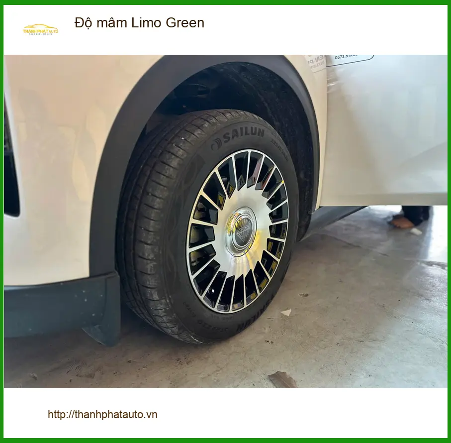 Anh Tấn độ mâm Limo Green cho Hyundai Santa Fe tại Quận Thủ Đức