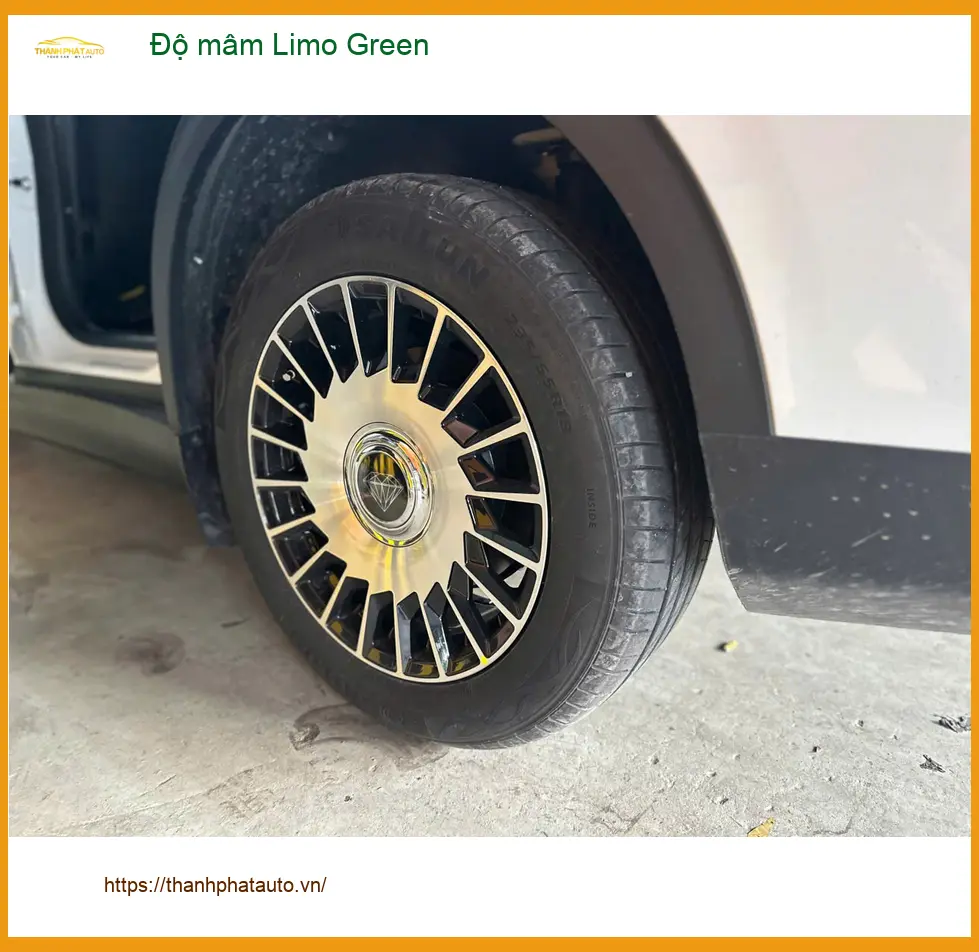Anh Quang độ mâm Limo Green cho VinFast Lux A2.0 tại Quận 4 để xe sang trọng hơn ảnh thực tế 2