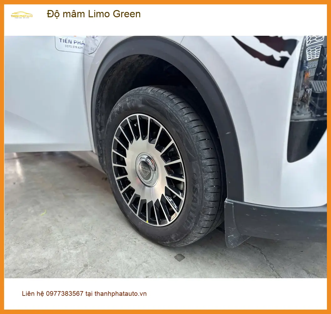 Anh Quang độ mâm Limo Green cho VinFast Lux A2.0 tại Quận 4 để xe sang trọng hơn ảnh thực tế 3