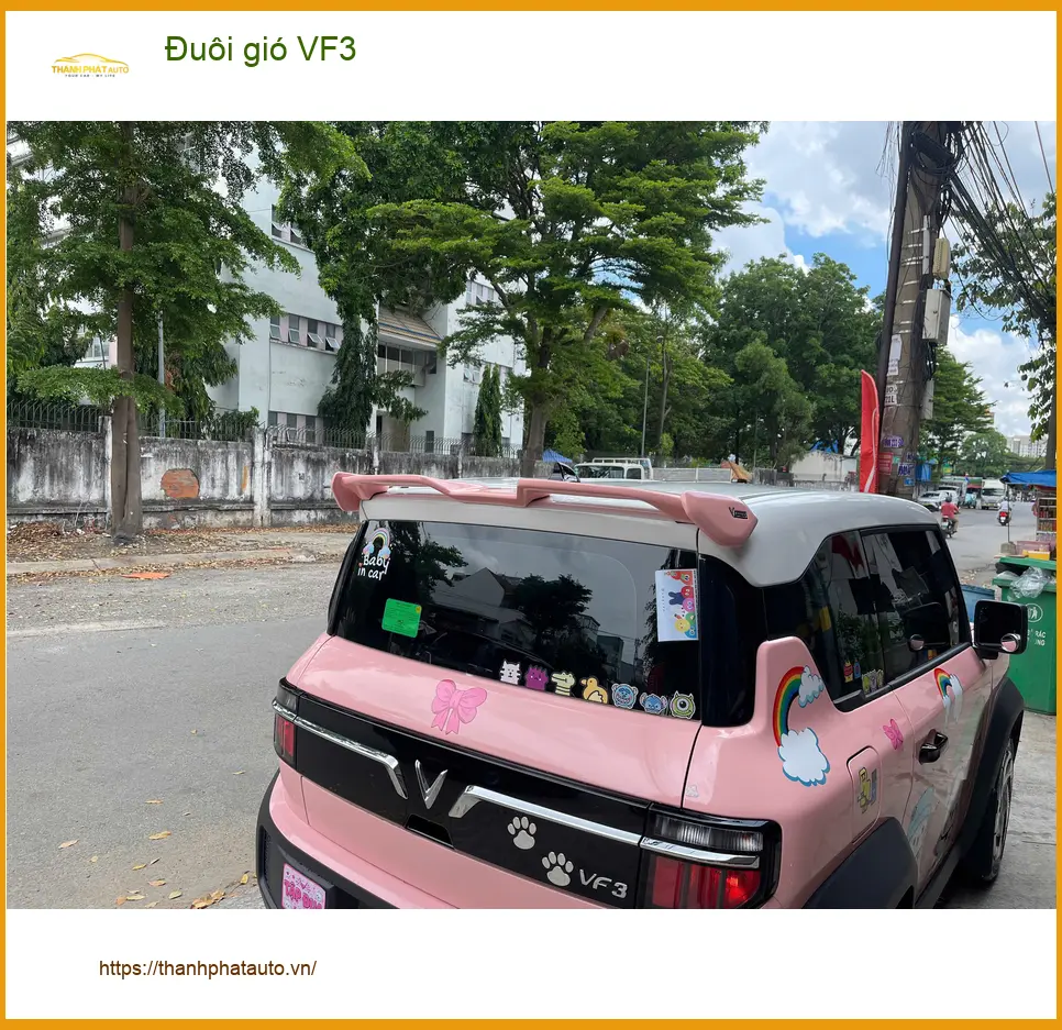 Anh Hưng lắp đuôi gió VinFast VF3 tại Quận 2 cho xe thêm cá tính ảnh thực tế 3