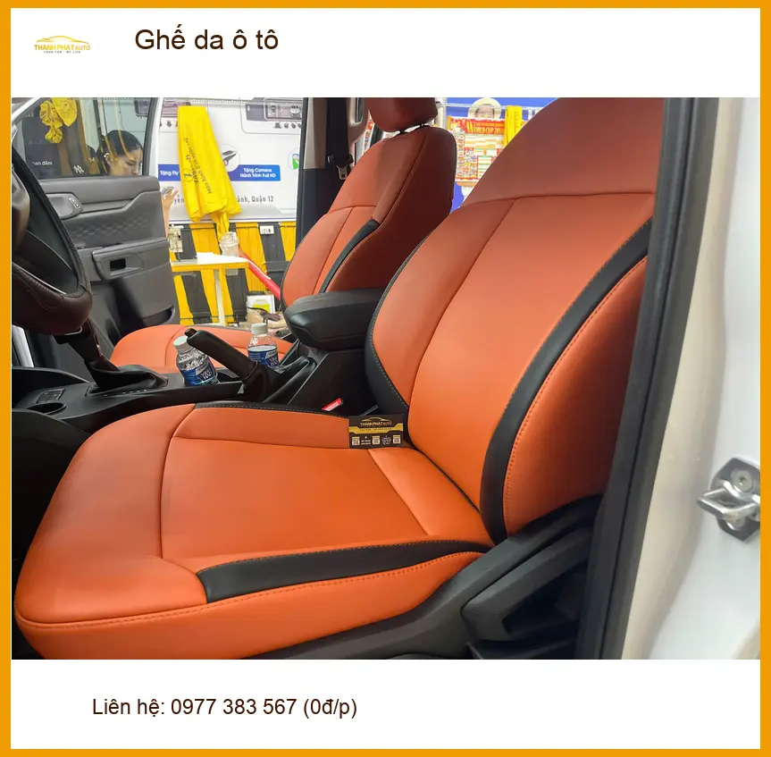 Anh Đạt bọc Ghế da ô tô cho Honda CRV tại Quận Gò Vấp để nội thất thêm sang trọng