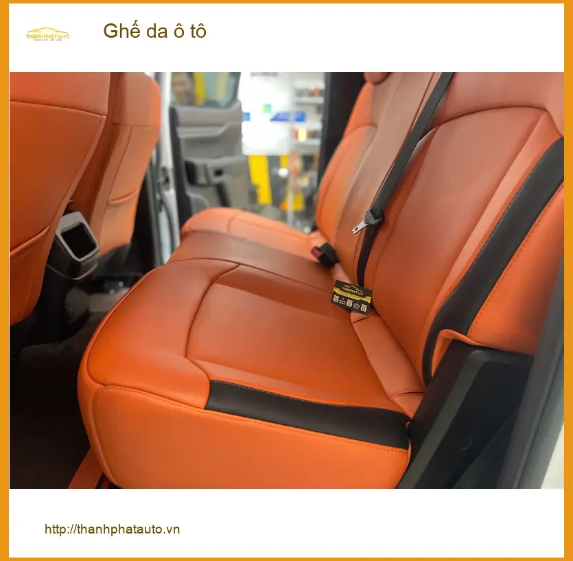 Anh Đạt bọc Ghế da ô tô cho Honda CRV tại Quận Gò Vấp để nội thất thêm sang trọng ảnh thực tế 3