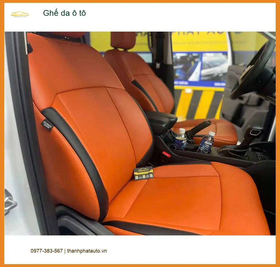 Anh Đạt bọc Ghế da ô tô cho Honda CRV tại Quận Gò Vấp để nội thất thêm sang trọng ảnh thực tế 4