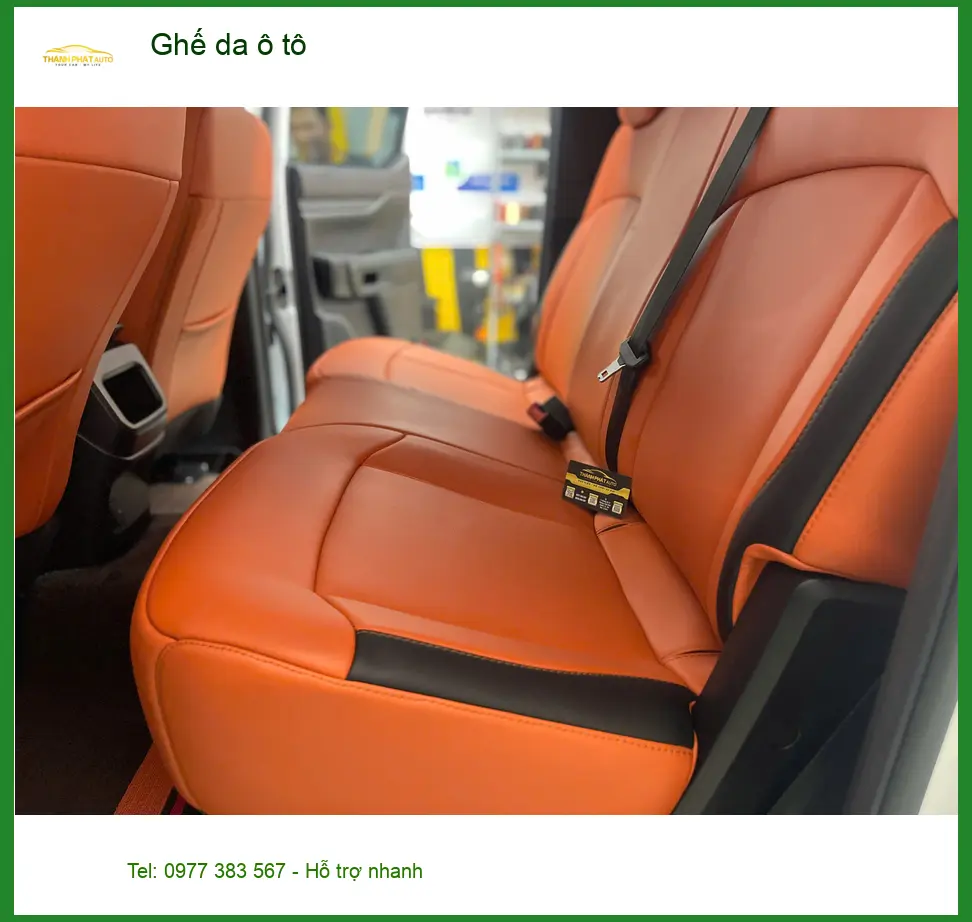 Chị Hương Giang bọc ghế da ô tô Hyundai Accent tại Quận Huyện Nhà Bè để làm mới không gian xe