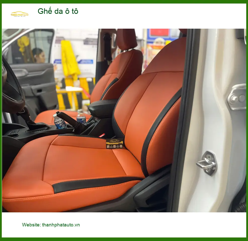 Chị Hương Giang bọc ghế da ô tô Hyundai Accent tại Quận Huyện Nhà Bè để làm mới không gian xe ảnh thực tế 2