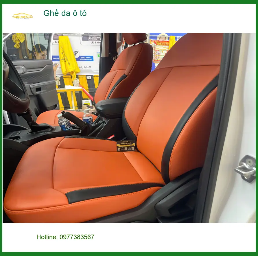 Chị Hương Giang bọc ghế da ô tô Hyundai Accent tại Quận Huyện Nhà Bè để làm mới không gian xe ảnh thực tế 3
