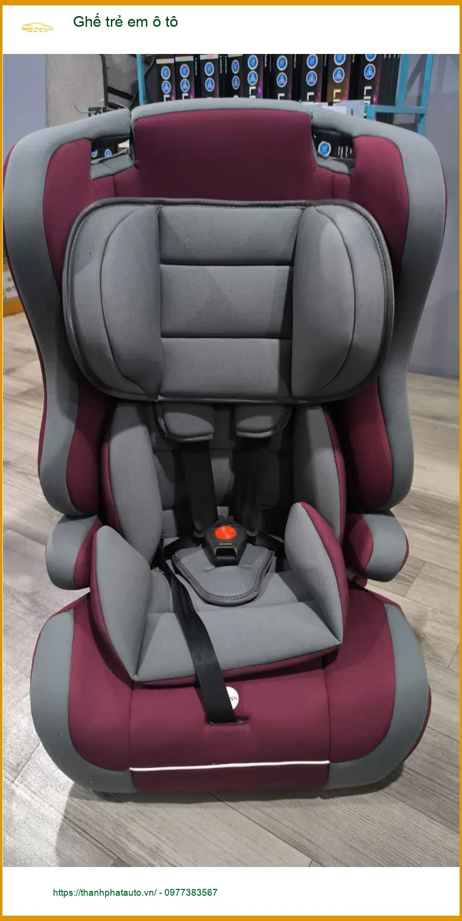 Chị Thanh lắp ghế trẻ em ô tô Honda CRV uy tín tại Quận 2 ảnh thực tế 3