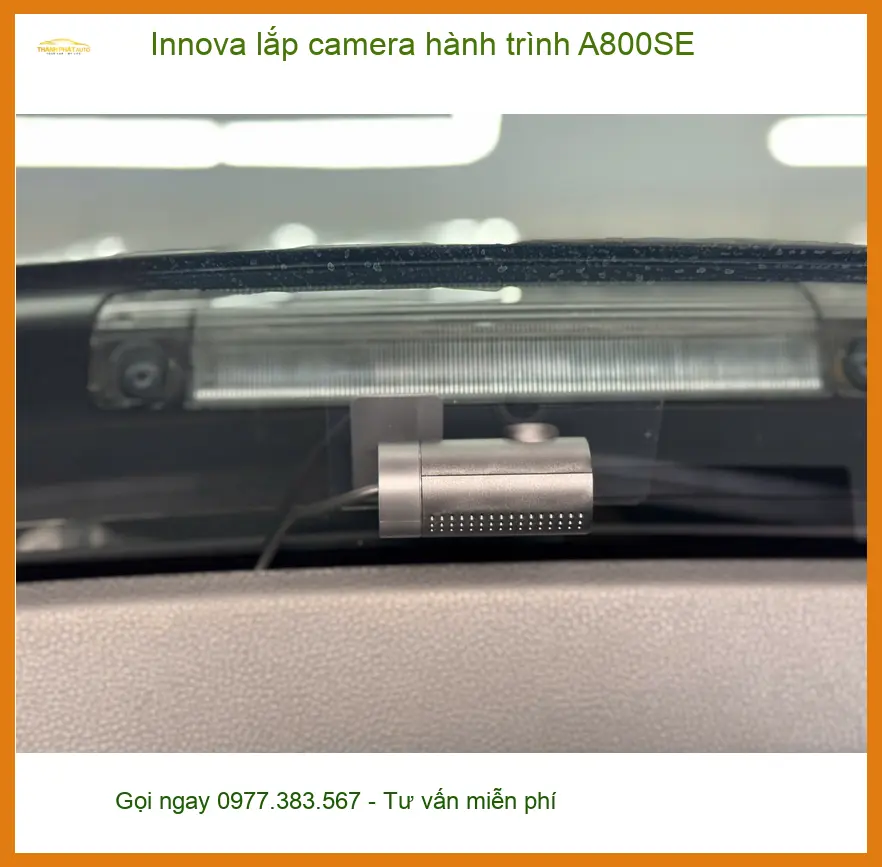Anh Khải lắp camera hành trình A800SE cho Innova tại Quận 9 để yên tâm lái xe ảnh thực tế 3