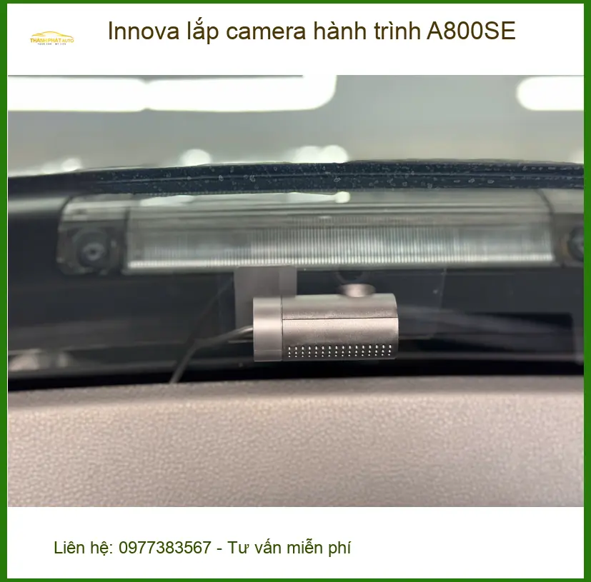 Anh Lâm lắp camera hành trình A800SE cho Innova tại Hóc Môn ảnh thực tế 4