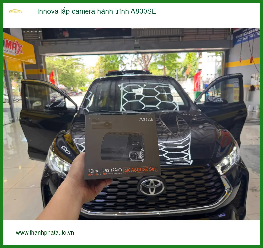 Anh Khải lắp camera hành trình A800SE Innova Quận 4 đảm bảo an toàn ảnh thực tế 3