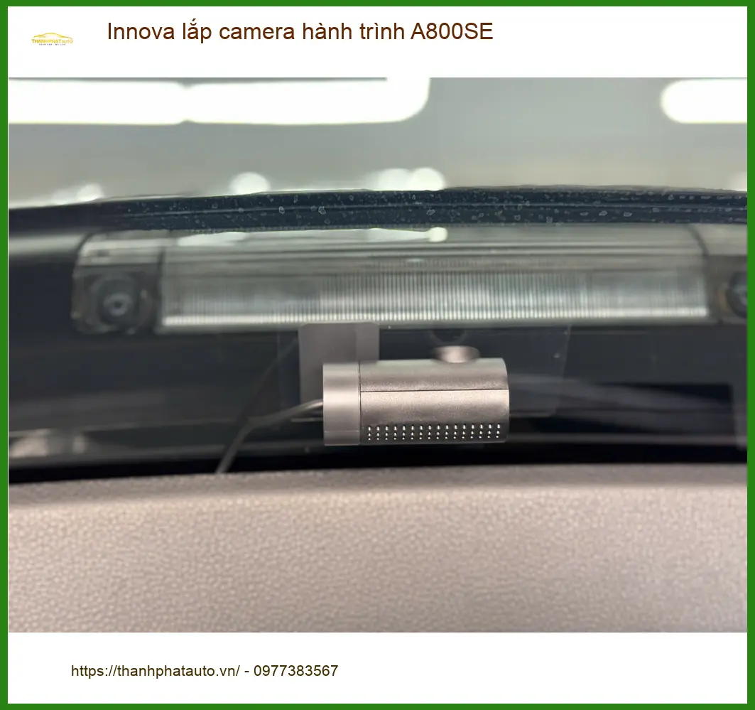 Anh Kiên lắp camera hành trình A800SE cho Innova tại Tân Phú yên tâm ảnh thực tế 4