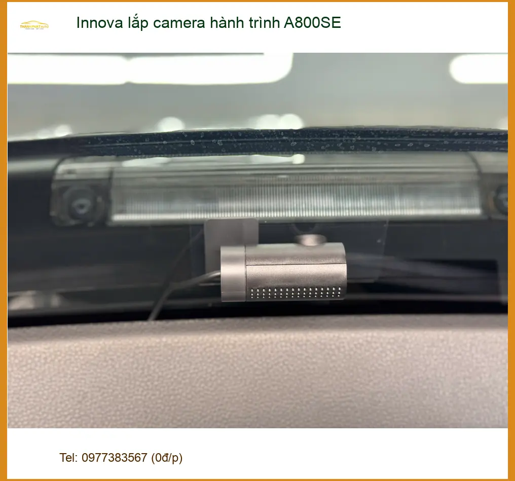 Chú Phú lắp camera hành trình A800SE cho Innova Quận 6 để tiện theo dõi ảnh thực tế 4