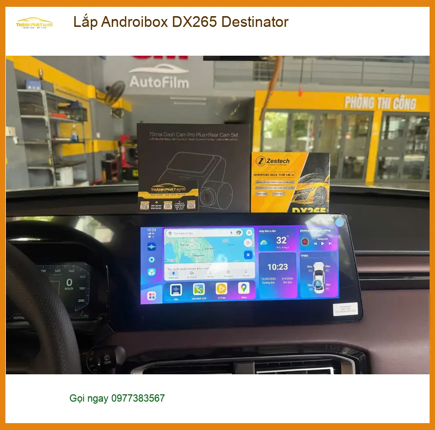 Anh Quang lắp Androibox DX265 Destinator Honda City tại Quận Gò Vấp ảnh thực tế 2