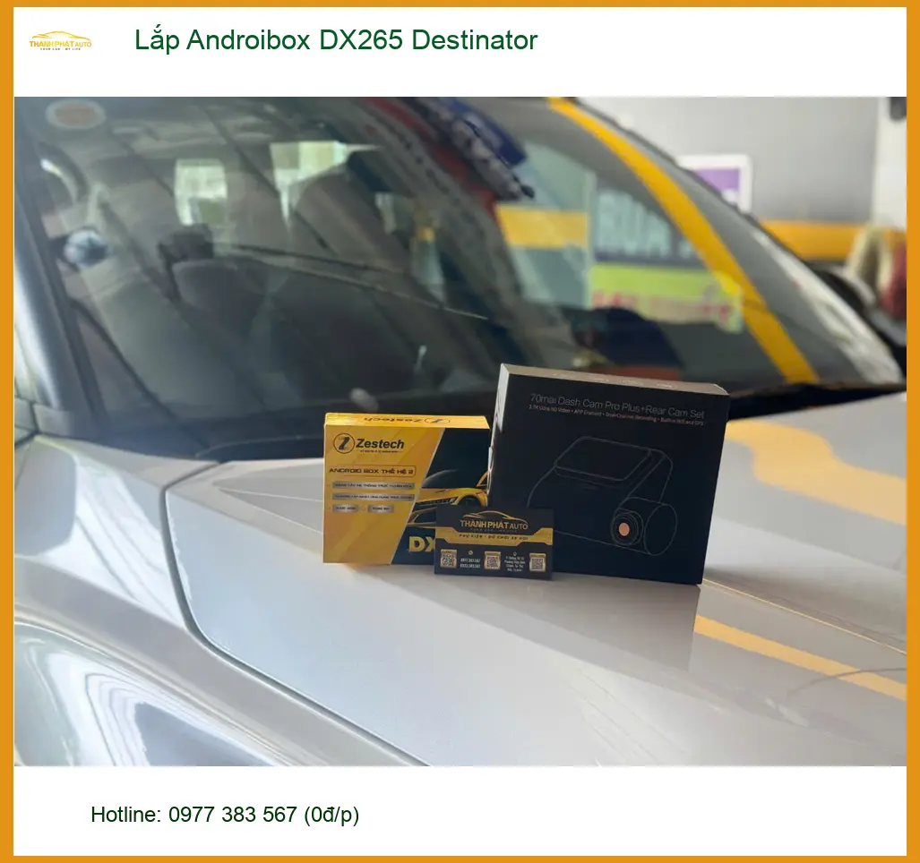 Anh Khải lắp Androibox DX265 Destinator cho Santa Fe Quận 7