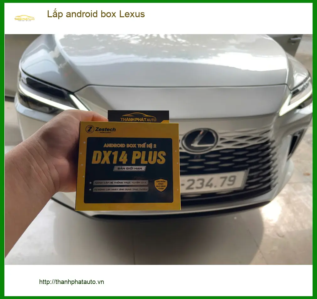 Cô Mai lắp android box Lexus ES 300h tại Quận Bình Tân cho những chuyến đi xa đỡ buồn chán ảnh thực tế 2
