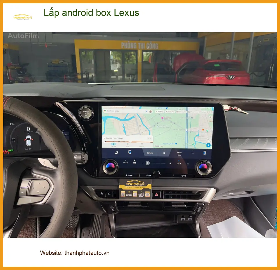 Cô Mai lắp android box Lexus ES 300h tại Quận Bình Tân cho những chuyến đi xa đỡ buồn chán ảnh thực tế 4