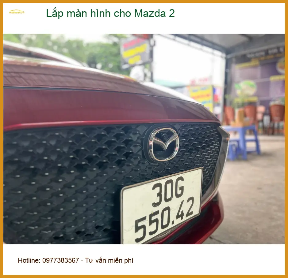 Anh Tấn lắp màn hình cho Mazda 2 tại Quận 3 để nâng cao trải nghiệm giải trí ảnh thực tế 4