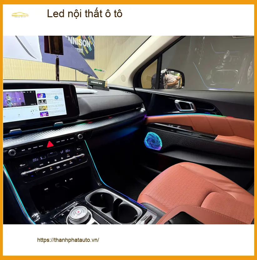 Địa chỉ lắp Led nội thất ô tô Quận 2 uy tín, giá tốt, bảo hành rõ ràng ảnh thực tế 2