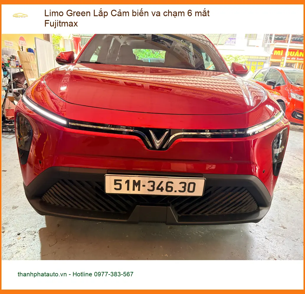 Anh Duy Lắp Cảm biến va chạm 6 mắt Fujitmax Limo Green tại Quận Tân Phú