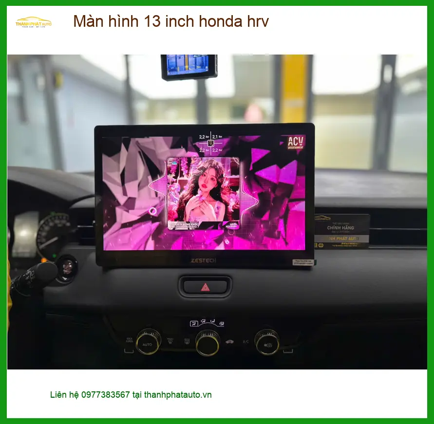 Anh Khải nâng cấp màn hình 13 inch Honda HR-V tại Quận Bình Thạnh. ảnh thực tế 3