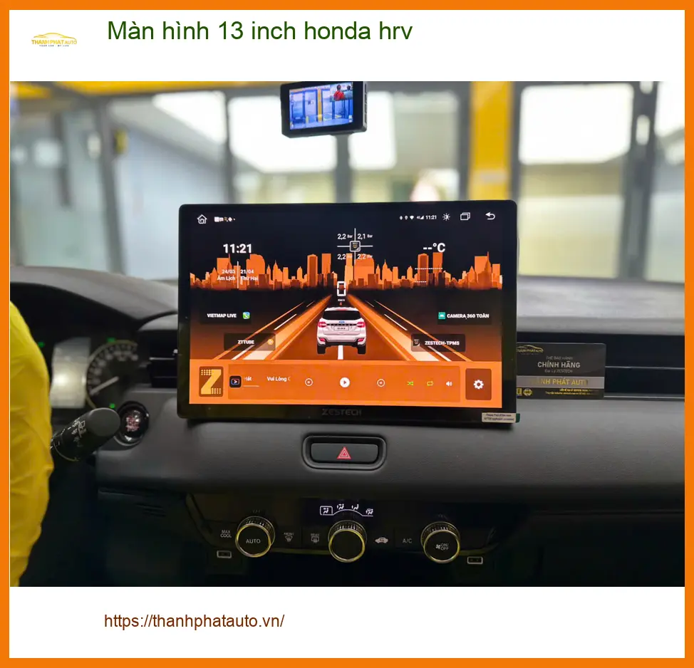 Chú Phước nâng cấp màn hình 13 inch Honda HR-V tại Quận 9 ảnh thực tế 3
