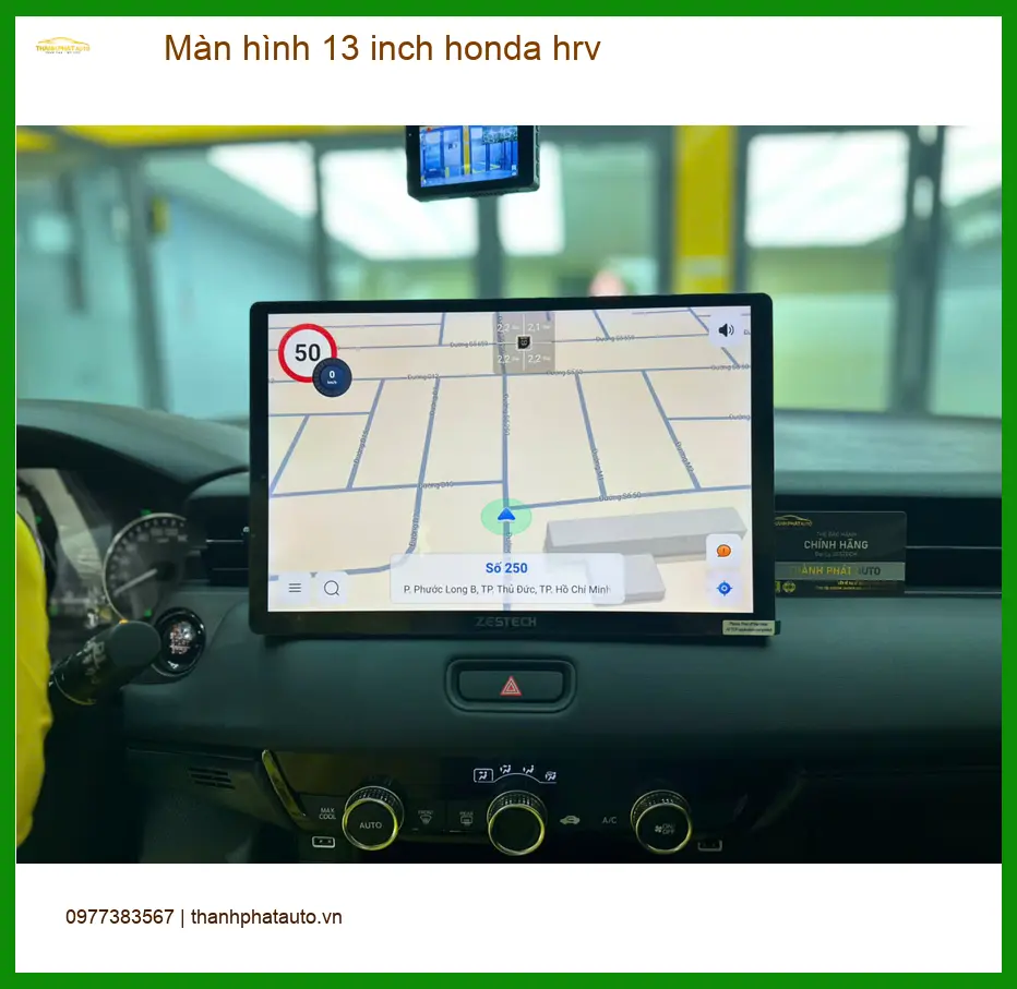 Anh Tấn nâng cấp màn hình 13 inch Honda HR-V tại Quận 1 vì màn zin quá nhỏ ảnh thực tế 4