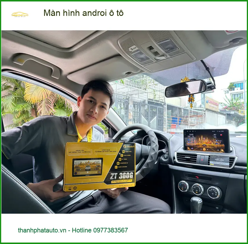Anh Tùng nâng cấp màn hình Android ô tô Kia Cerato ở Quận Tân Bình