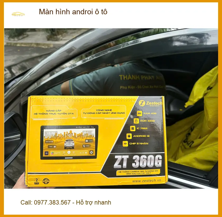Chị Uyên lắp màn hình Android ô tô cho Mazda CX5 tại Quận Bình Thạnh ảnh thực tế 3
