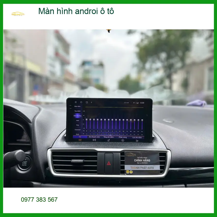 Chị Uyên lắp màn hình Android ô tô cho Mazda CX5 tại Quận Bình Thạnh ảnh thực tế 4