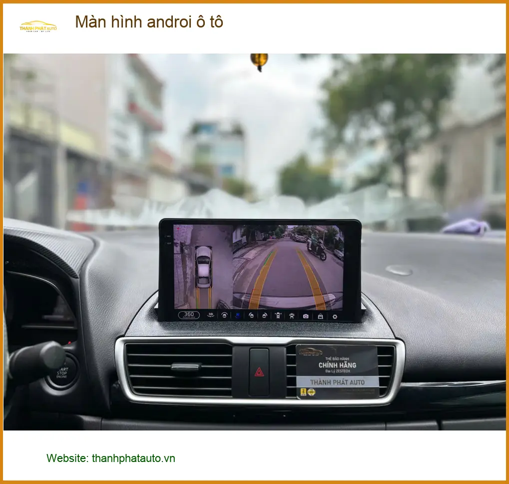 Chú Quân lắp màn hình Android ô tô Hyundai Santa Fe tại Quận 9