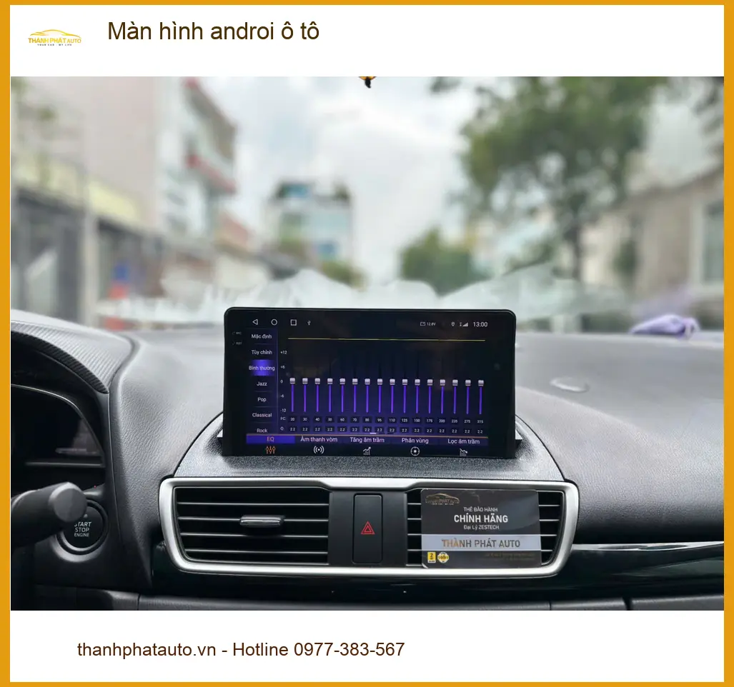 Chú Quân lắp màn hình Android ô tô Hyundai Santa Fe tại Quận 9 ảnh thực tế 2