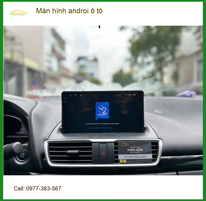 Chú Quân lắp màn hình Android ô tô Hyundai Santa Fe tại Quận 9 ảnh thực tế 4