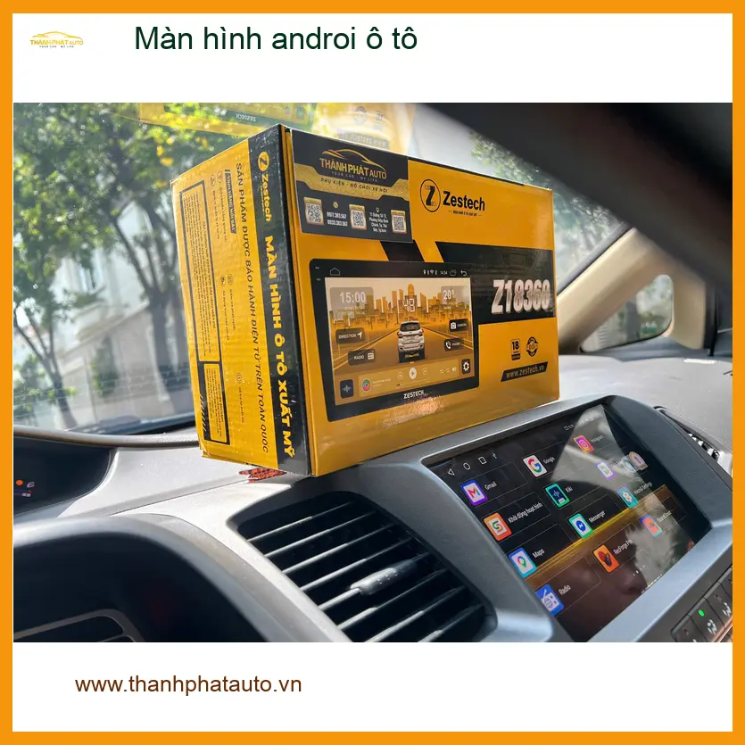 Lắp Màn hình Android ô tô Quận Thủ Đức cho xe Toyota Camry của chú Minh