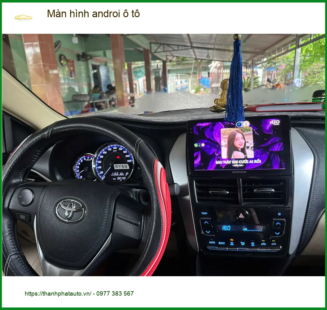 Anh Hưng nâng cấp màn hình Android ô tô cho Hyundai Accent tại Hóc Môn
