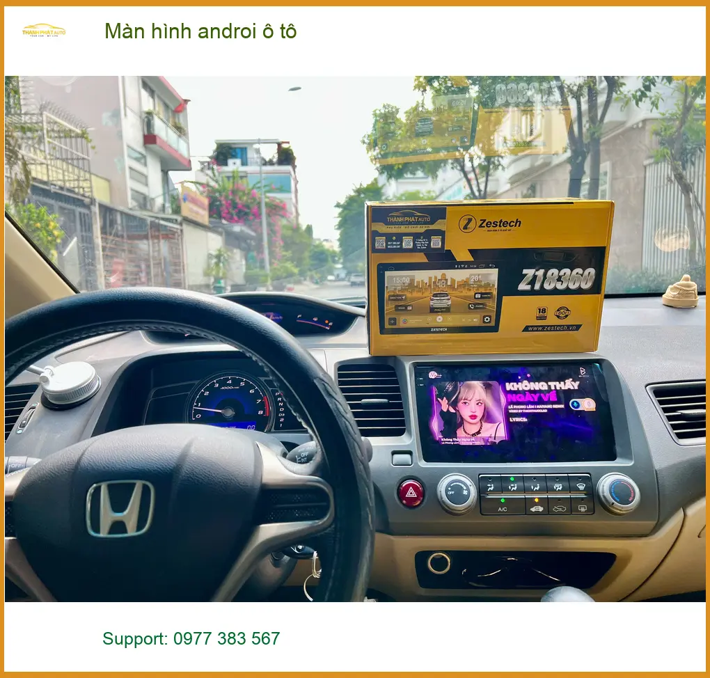 Chị Lan Anh lắp màn hình Android ô tô cho Toyota Raize ở Quận 9 ảnh thực tế 5