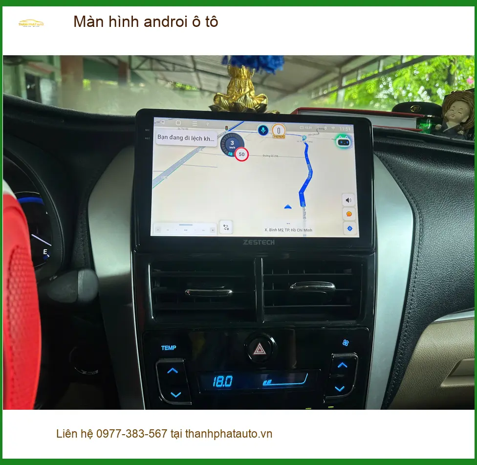 Anh Cường nâng cấp màn hình Android ô tô cho Hyundai Accent tại Quận 10 ảnh thực tế 3