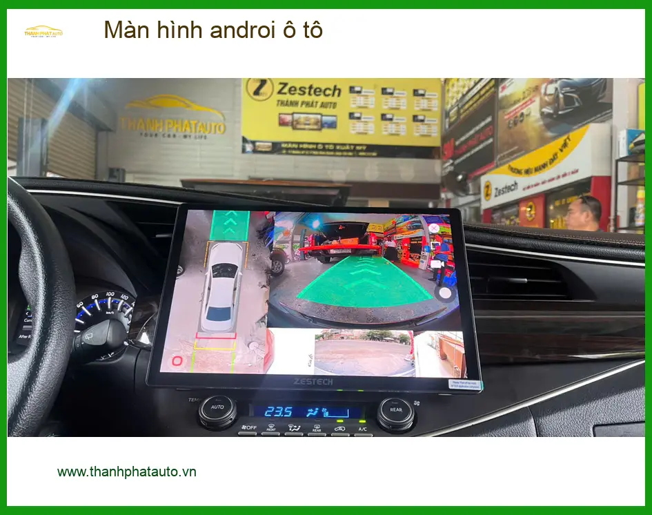 Chị Thảo lắp màn hình Android ô tô cho Hyundai Kona ở Hóc Môn để nâng cao trải nghiệm lái ảnh thực tế 2