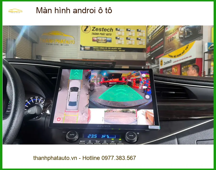 Anh Quang lắp màn hình Android ô tô Hyundai Accent tại Quận 12 để lái xe an toàn