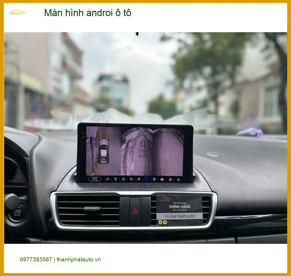 Chú Minh lắp màn hình Android ô tô Toyota Rush tại Cần Giờ