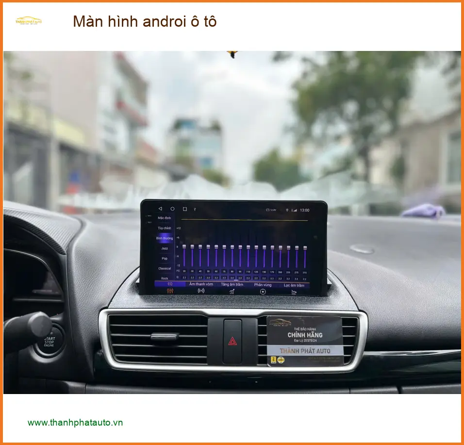 Chú Minh lắp màn hình Android ô tô Toyota Rush tại Cần Giờ ảnh thực tế 4