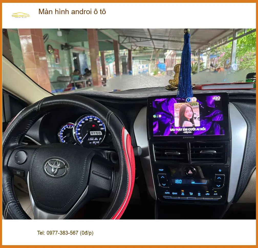 Anh Khang lắp Màn hình androi ô tô uy tín cho Hyundai Accent tại Quận 7
