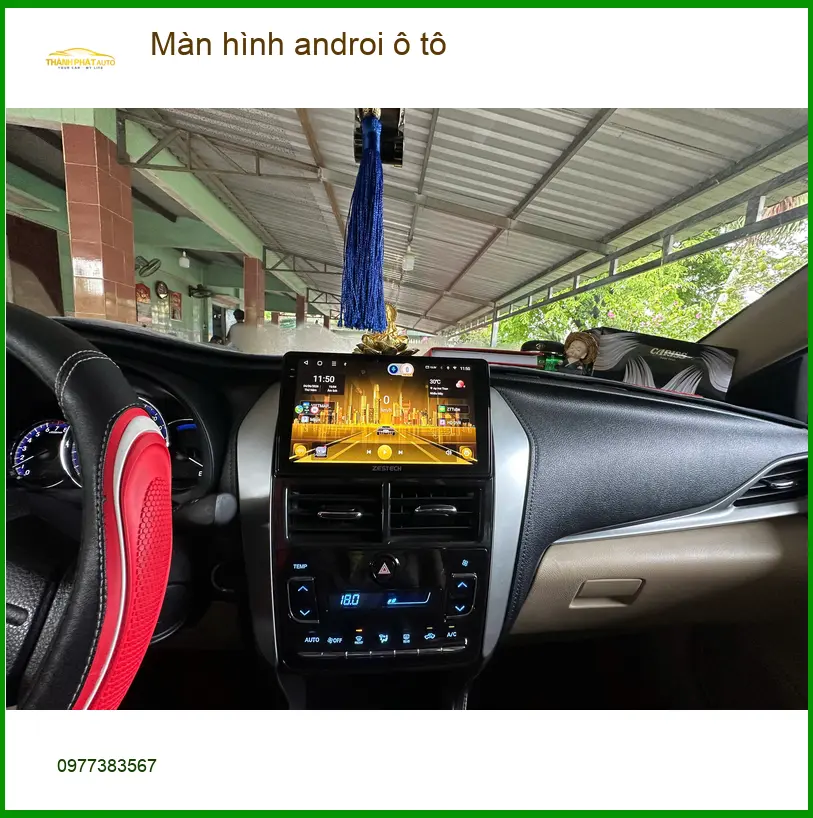 Anh Khang lắp Màn hình androi ô tô uy tín cho Hyundai Accent tại Quận 7 ảnh thực tế 2
