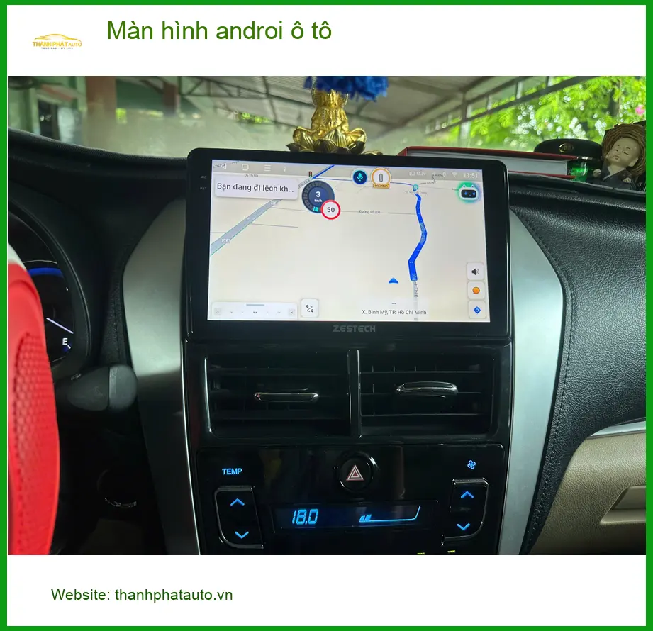 Anh Khang lắp Màn hình androi ô tô uy tín cho Hyundai Accent tại Quận 7 ảnh thực tế 4