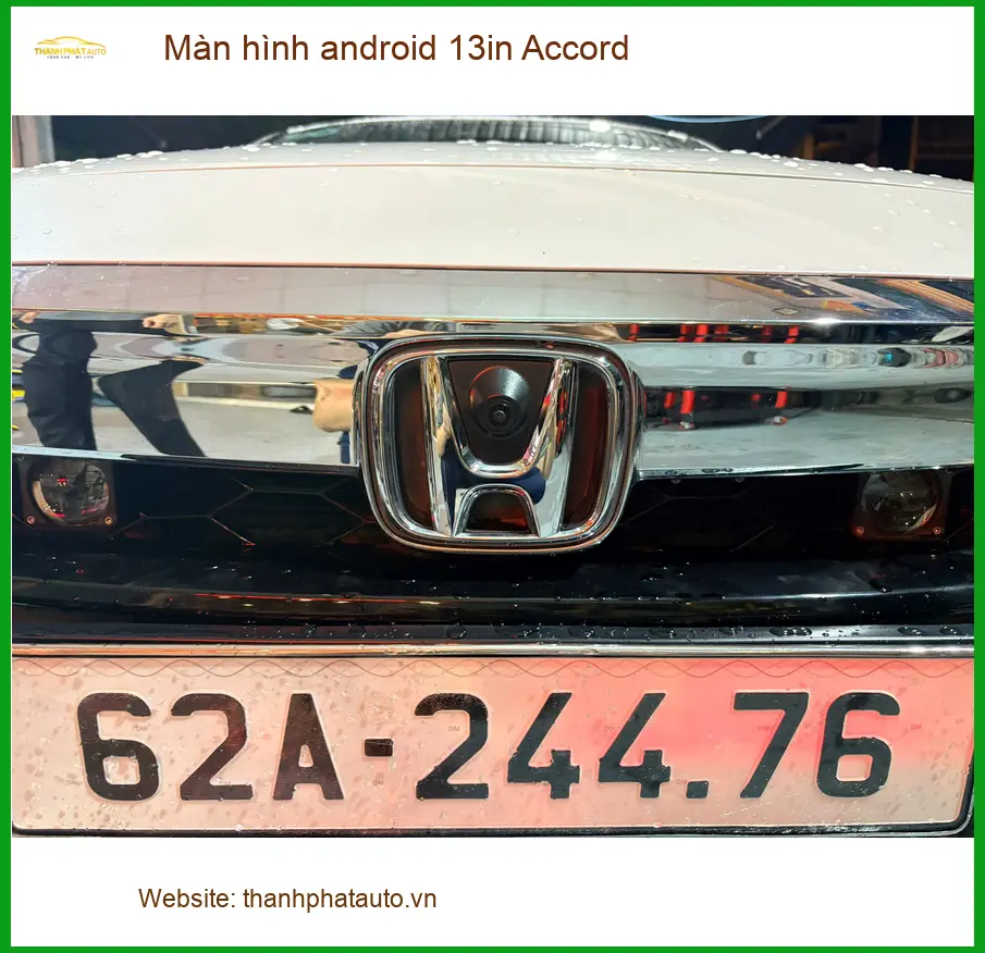 Chú Minh nâng cấp Màn hình Android 13in cho Accord ở Quận 4.