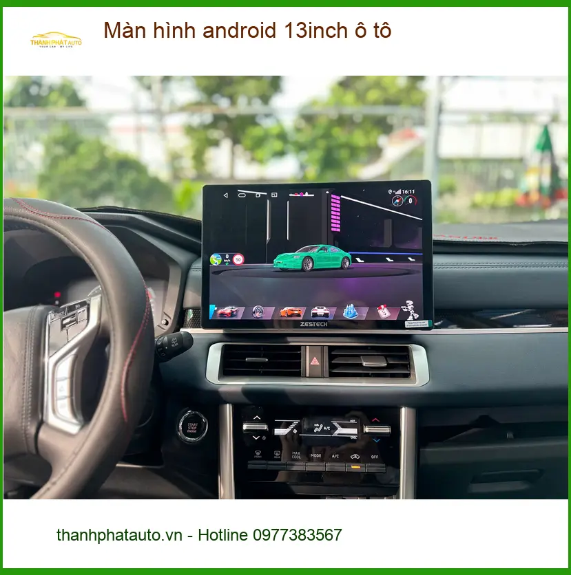 Chị Mai nâng cấp màn hình android 13inch cho Mazda 3 tại Quận 5. ảnh thực tế 3