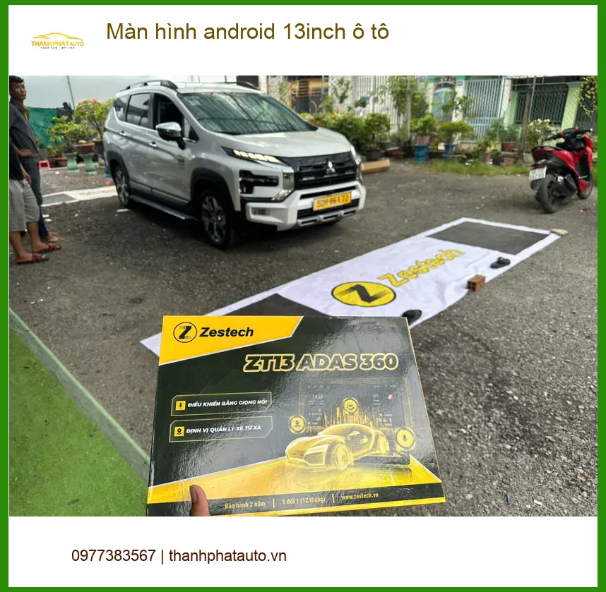 Chị Mai nâng cấp màn hình android 13inch cho Mazda 3 tại Quận 5. ảnh thực tế 4
