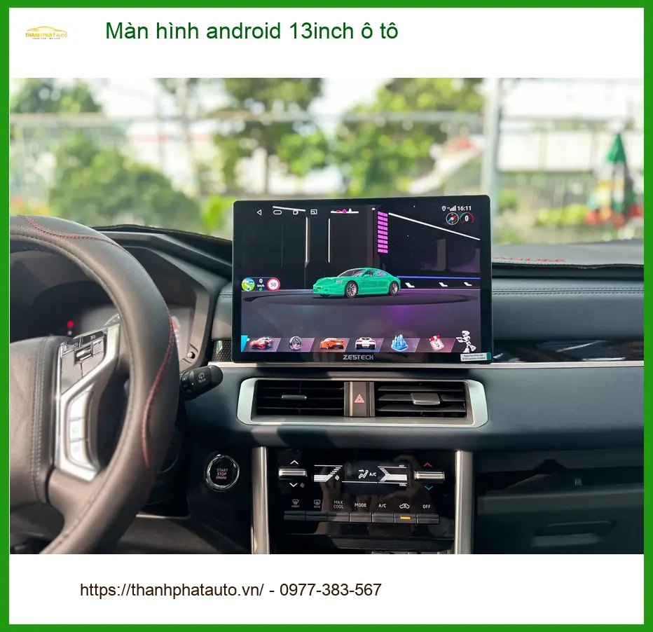 Chị Minh Thư lắp màn hình Android 13inch cho Hyundai Accent ở Quận 7 ảnh thực tế 2