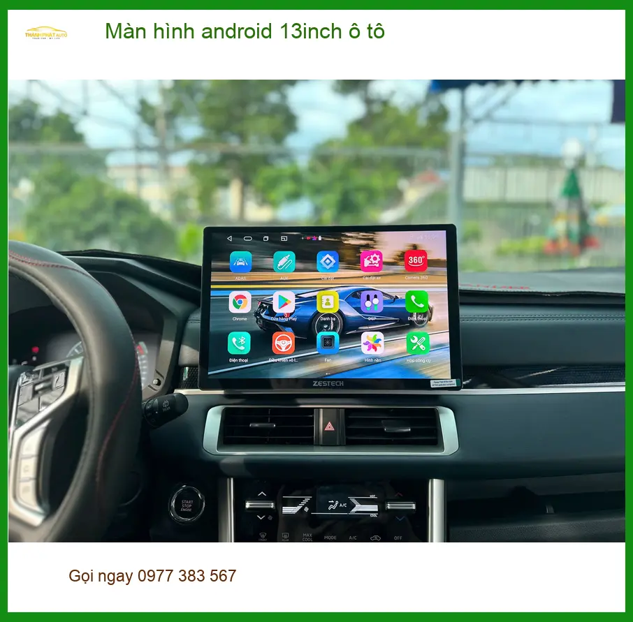 Chị Minh Thư lắp màn hình Android 13inch cho Hyundai Accent ở Quận 7 ảnh thực tế 4